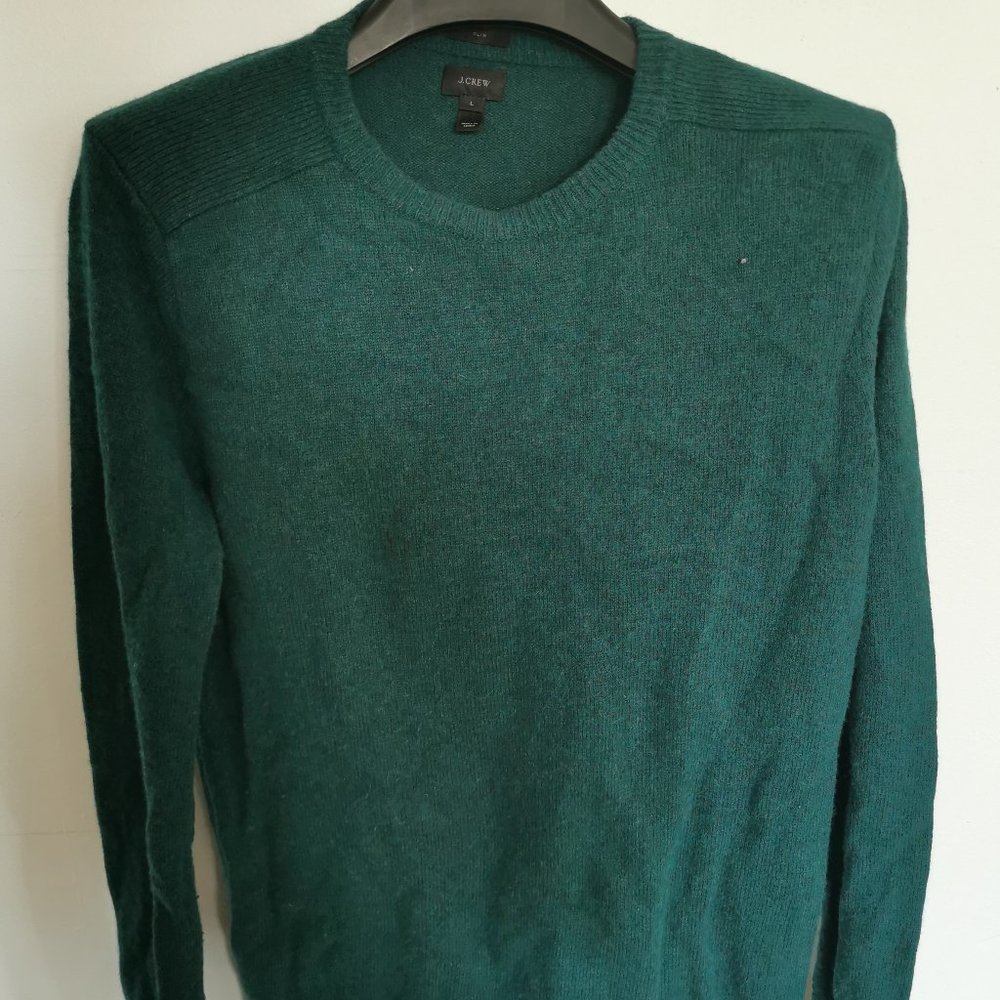 Teal J. Crew wool-blend Sweater